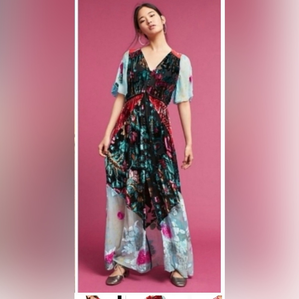 Hale Bob Evensong Velvet Burnout Maxi